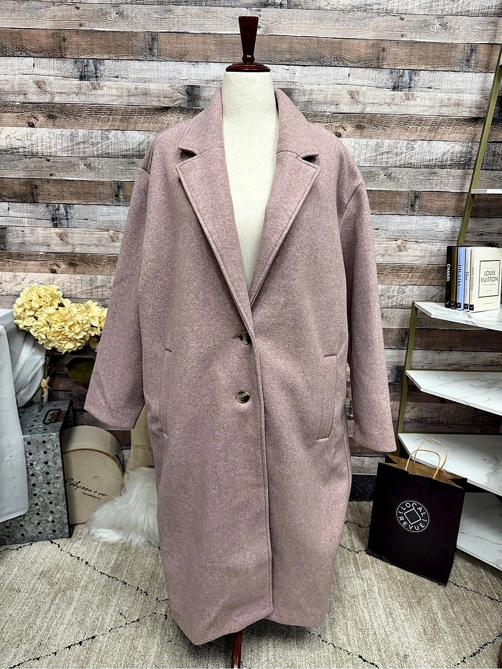 Old Navy Pink trench coat XL
